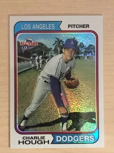 Topps 2004 favoritos de los fanáticos Charlie Hough #107 refractor/299 - Imagen 1 de 3