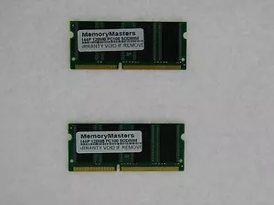 256MB (2X128MB) MEMORY 16X64 PC100 8NS 3.3V SDRAM 144 PIN SO DIMM - Picture 1 of 1