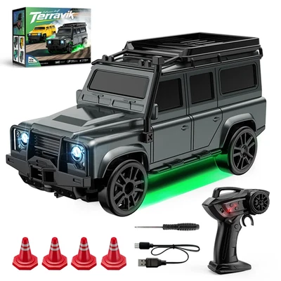 1:64 RC Car 2.4G 4WD High speed Tabletop Remote Control Car Mini Off-Road Car - Image 1 of 4