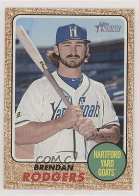 2017 Topps Heritage Minor League Edition Short Prints Brendan Rodgers #212 - Image 1 of 2