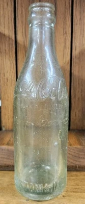 Botella de Coca-Cola vintage de lados rectos de Gastonia, Carolina del Norte Cartas de ciudad alta Foto 1 de 4