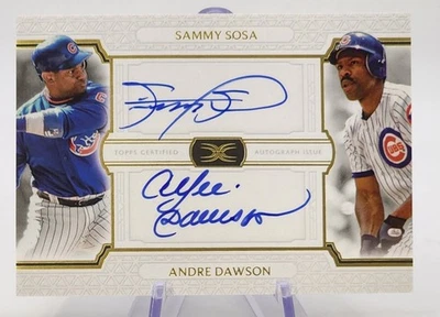 🔥 SAMMY SOSA/ANDRE DAWSON AUTO 2024 Topps Colección Definitiva Auto /35 ⚾️ 🌟  Foto 1 de 2
