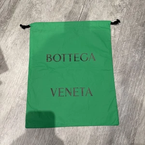 Bottega Veneta Dust Bag Empty Storage Green Drawstring 41.5 x 33.5 cm 100% Tyvek - Picture 1 of 3