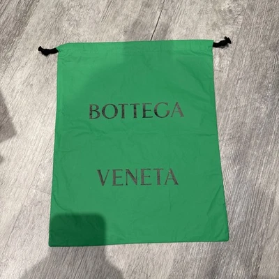 Bottega Veneta Dust Bag Empty Storage Green Drawstring 41.5 x 33.5 cm 100% Tyvek - Image 1 of 3