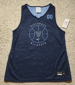Nike Villanova Wildcats Mens Medium Blue Reversible Basketball Jersey NCAA - Picture 1 of 9