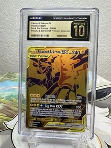 Pikachu & Zekrom GX SM 248 - CGC 10 Pristine 💎 - Low Pop! - Bild 1 von 4