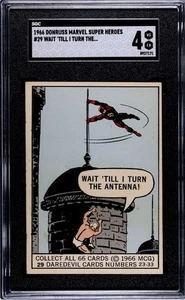 1966 Donruss Marvel Super Heroes Daredevil #29 -- Wait 'Till I Turn the Antenna! - Bild 1 von 2