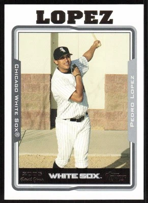 2005 Topps Updates & Highlights #UH251 Pedro Lopez RC - Image 1 of 2