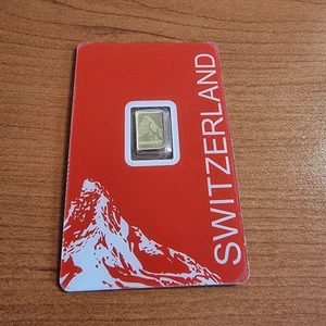 1 g Goldbarren Pamp Motiv "Matterhorn" rar - Bild 1 von 2