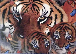 PUZZLE ....JIGSAW...STEVENSON...Mother And Cubs....1000 - Picture 1 of 1