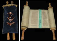 A Small Torah Bible Scroll complete the Book of Numbers Ashkenazi europe 18th