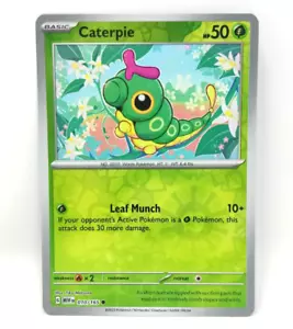Caterpie (Reverse Holo) - 010/165 Scarlet & Violet 151 - Pokemon TCG - NM/M - Picture 1 of 2