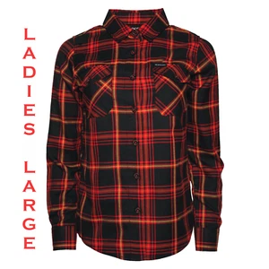 DIXXON x MESHUGGAH IMMUTABLE Flannel Shirt - Women's Large - Collab - Picture 1 of 4