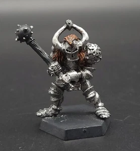 Citadel Chaos Warrior con Maza - 0204 / 0414 - Miniatura de Metal Pintado De Colección - Imagen 1 de 5