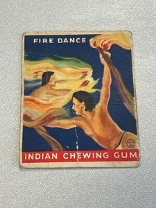1933 Goudey Indian Gum #159 Fire Dance