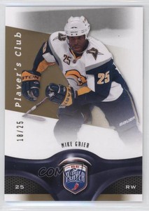 2009-10 Upper Deck Be a Player Player's Club /25 Mike Grier #146