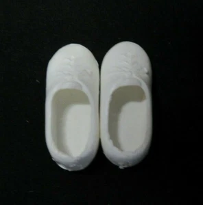Ken Doll #750 Mod White Tie Shoes Barbie Vintage Mattel  - Picture 1 of 8
