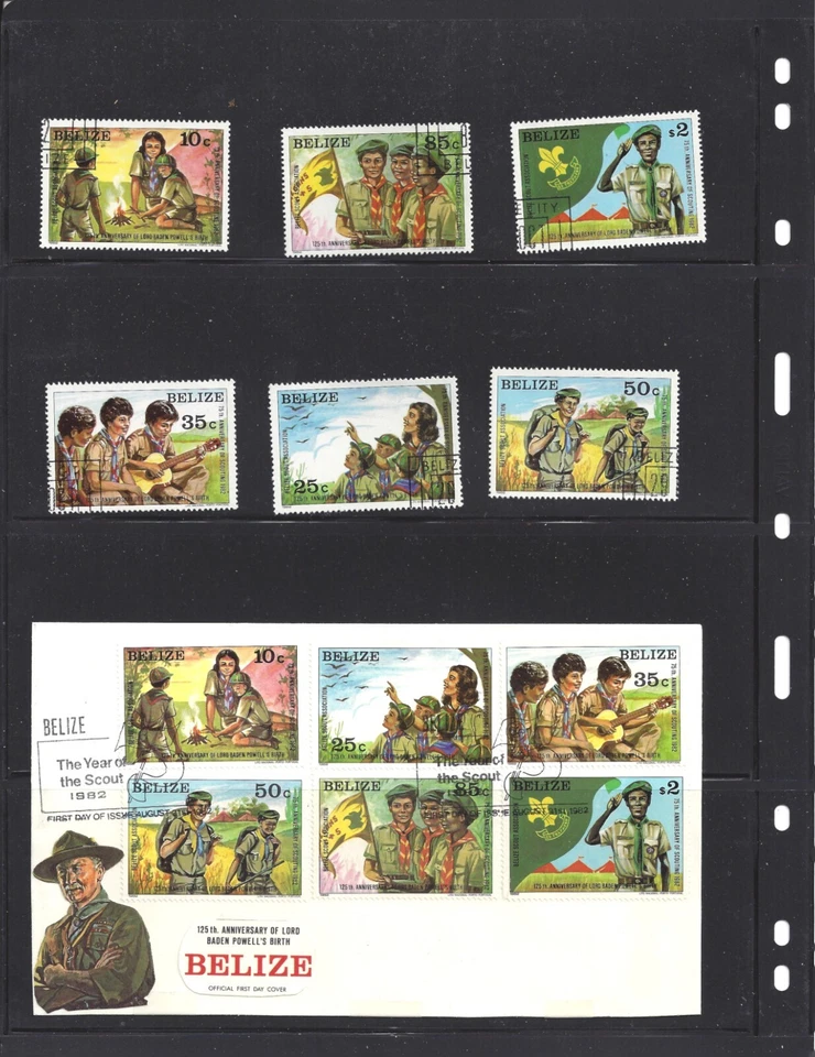 Sellos Boy Scouts de Belice emisiones 1982 Foto 1 de 1