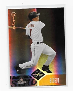 CRAIG BIGGIO 2004 LEAF LIMITED #24 SPOTLIGHT PARALLEL GOLD /100 ASTROS RARE - Picture 1 of 2