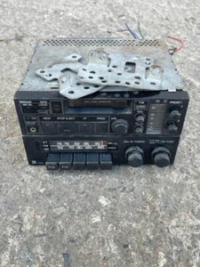 2DIN JDM RARE 80's National Cassette Receiver + Toyota FM/AM Radio AE86 - Picture 1 of 10