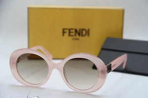NEW FENDI FF 0293/S 733HA PEACH GRADIENT AUTHENTIC DESIGNER SUNGLASSES 52-22 - Picture 1 of 5