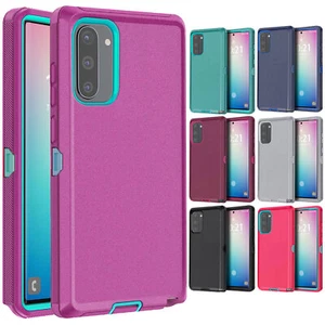 For Samsung Galaxy Note10/Note10 Plus Hybrid Phone Shockproof Rubber Case Cover - Picture 1 of 60