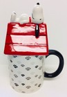 New BLACK FRIDAY Auction Peanuts Snoopy SNOOZE Top of Dog House Paw Prints Mug