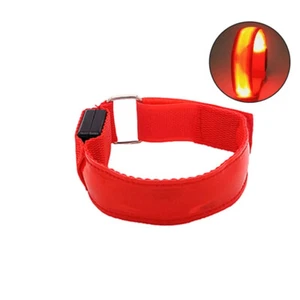 Led Wristbands Light For Runner Running Safety Adjustable Cycling Accessories - Picture 1 of 18