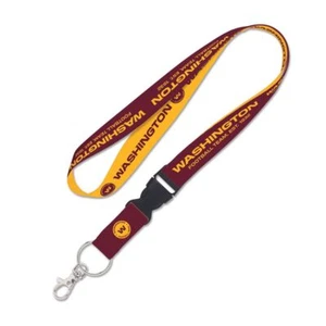NFL WASHINGTON FOOTBALL TEAM LANYARD KEY CHAIN NEW - Picture 1 of 1