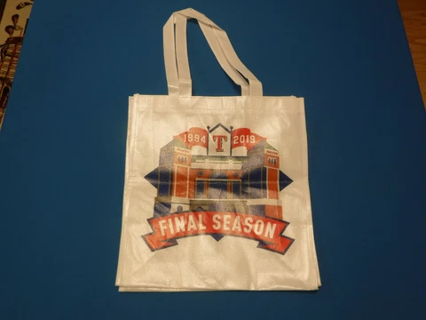 Texas Rangers: Final Season 1994-2019- MLB Network Bag- FREE SHIPPING! Cover
