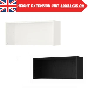 IKEA BILLY Height Extension Unit 80x28x35cm Bookcase Top Shelf Add-On Storage - Picture 1 of 5
