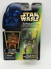 Star Wars Power of the Force ASP-7 Droid 1996 w/ Spaceport Supply Rods POTF