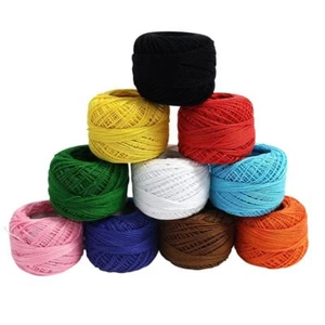 10 Pcs Cotton Thread Yarn Multicolor Quilting Machine Stitching - Picture 1 of 3
