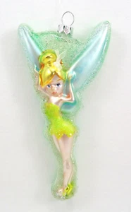 Disney Campanilla Árbol de Navidad Adorno Vidrio Soplado 5" Alto - Imagen 1 de 8