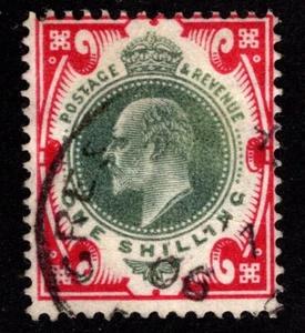 1902 Great Britain Sc #138 / SG #257a Chalky Paper Used - SCV $40 / SG 40 GBP - Picture 1 of 2