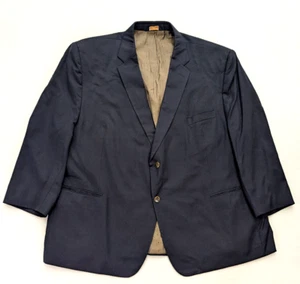 Joseph & Feiss Men's Blazer Jacket Sport Coat Size 56R Navy Blue Wool - Picture 1 of 18