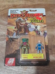 1987 TYCO Dino-Riders FANG & MERCURY 2-Pack MOC Carded Vintage Figures 