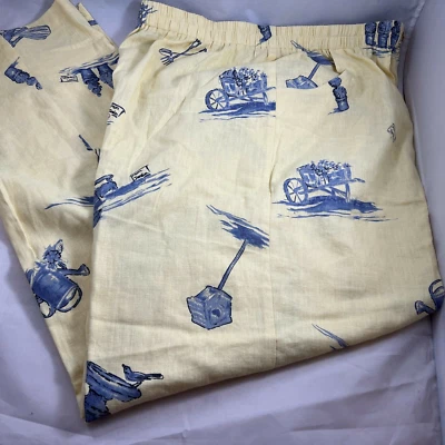 Pantalones para mujer Stonebridge talla XL amarillo y azul Sunday in the Park banana Foto 1 de 4