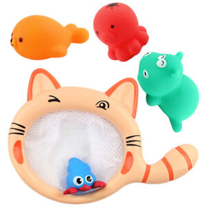  Baby Fish and Water Play Toys Children's Cat Bath Fishing Net