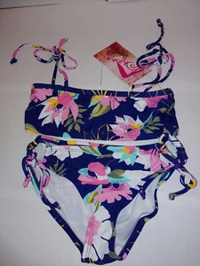 Kanu Surf Girls' Mahina UPF 50+ Beach Sport Halter Bikini 2-Piece Swimsuit, B - Picture 1 of 1