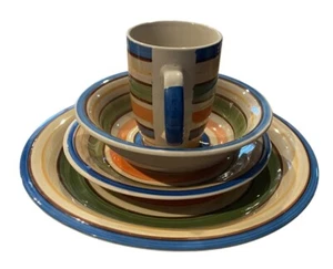 Mulberry Home Collection Portofino SWIRL RAINBOW 4-teiliges Gedeck Neu - Bild 1 von 9
