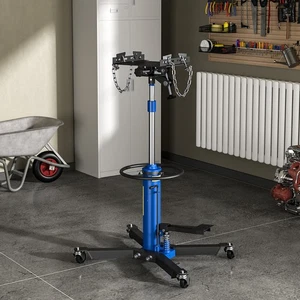 Transmission Jack 500Kg Double Stage Heavy Duty Hydraulic Gearbox Lifter Stand - Picture 1 of 10