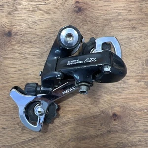 Shimano LX RD-M567 Mountain Bike Rear Derailleur Long Cage 8 Speed Black - Picture 1 of 12