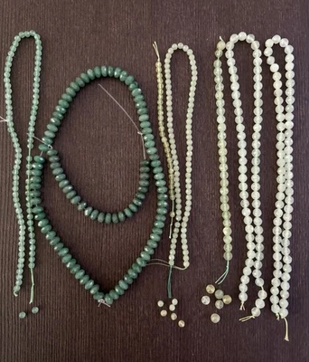 LOT Of New Jade Green Aventurine Stones Beads Read Info - Image 1 of 4