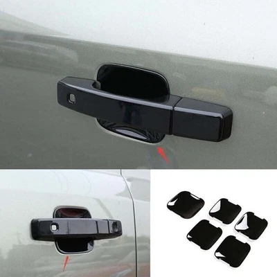 Cubierta exterior negra brillante para Land Rover Defender 110 2020-2023 puerta lateral cuenco Foto 1 de 4