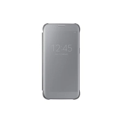 SAMSUNG EF-ZG930CSEGWW GALAXY S7 CLEAR VIEW COVER ORIGINALE COLORE SILVER - Immagine 1 di 4