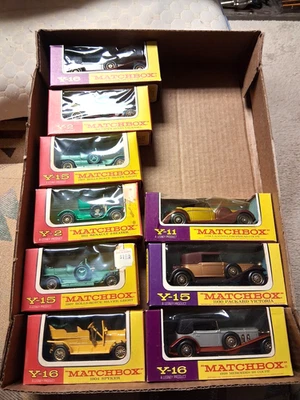 9-Matchbox Lesney Models Of Yesteryear CARS MINT IN THE BOXES! - Image 1 of 4