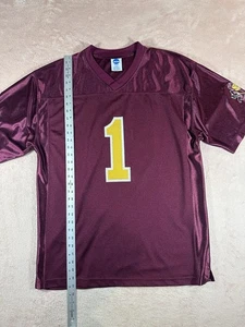 ASU Arizona State Sun Devils #1 NCAA Football Jersey Maroon Men’s Size L - Picture 1 of 7