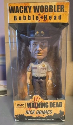 AMC Walking Dead Rick Grimes Wacky Wobbler por Funko - 2012 NUEVO Foto 1 de 4