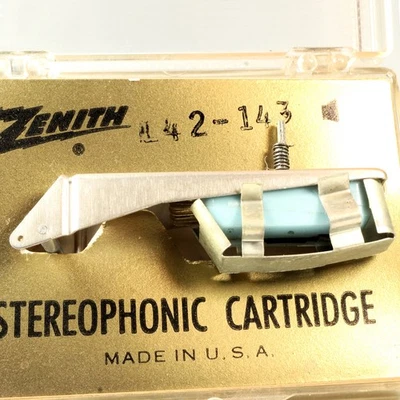 Tested NOS ZENITH 142-143 Cartridge w/Needle Electro Voice 249D Original Package - Image 1 of 4
